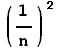 (1/n)^2