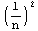 (1/n)^2
