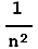 1/n^2