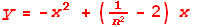                                 2    1 Cell[TextData[Cell[BoxData[y = -x  + (-- - 2) x ]]], ... or[1., 0., 0.]]                                        2                                       n
