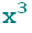 x^3