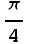 π/4